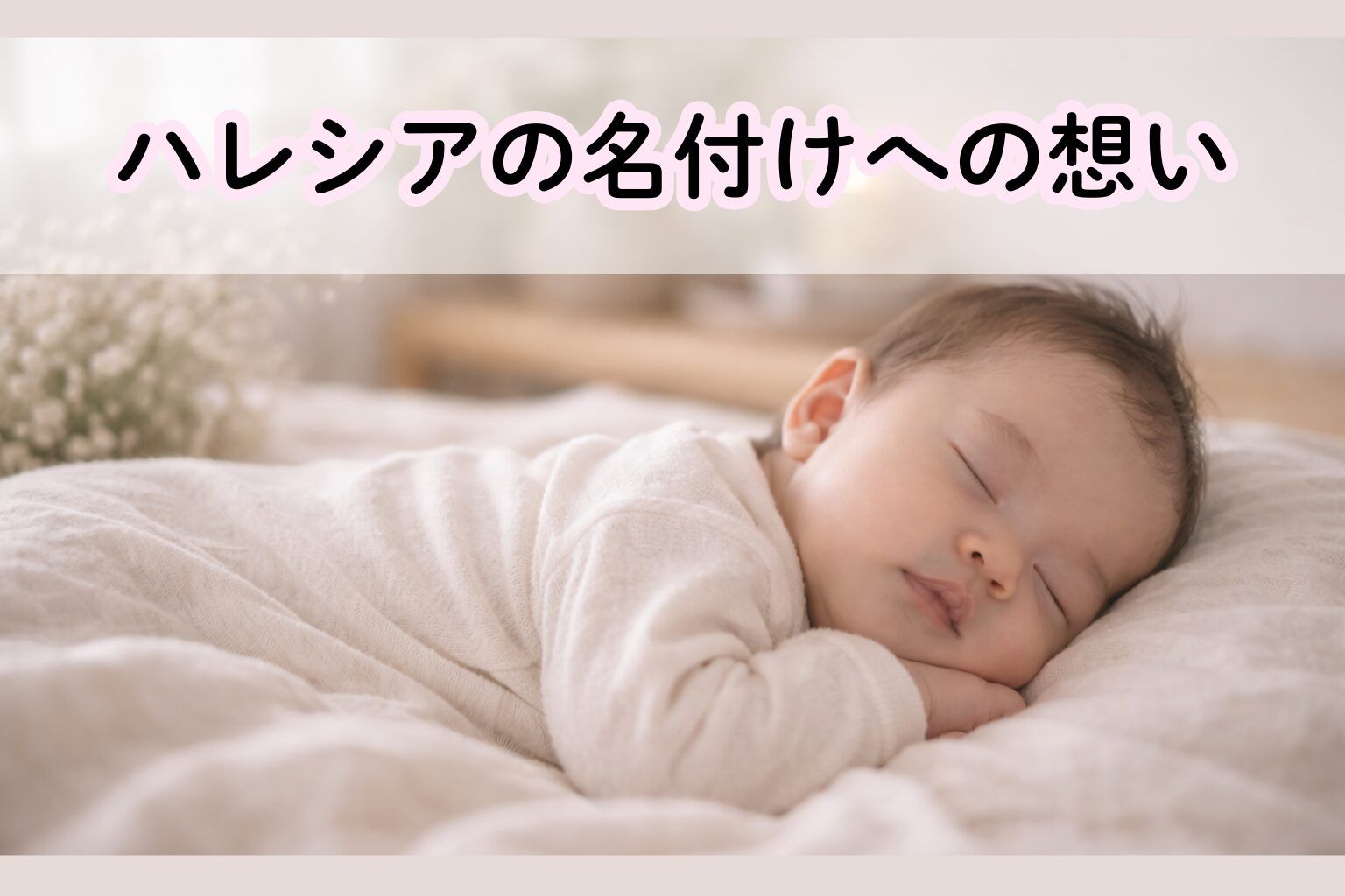 ハレシアの名付けへの想い
