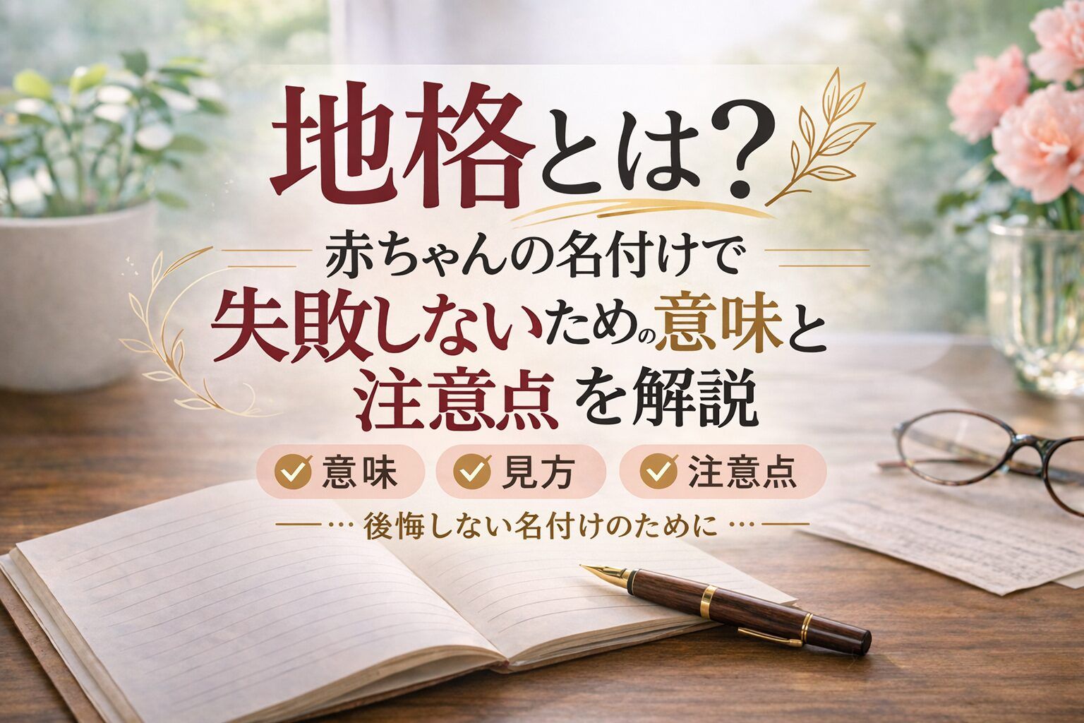 地格とは?赤ちゃんの名付けで失敗しないための意味と注意点を解説