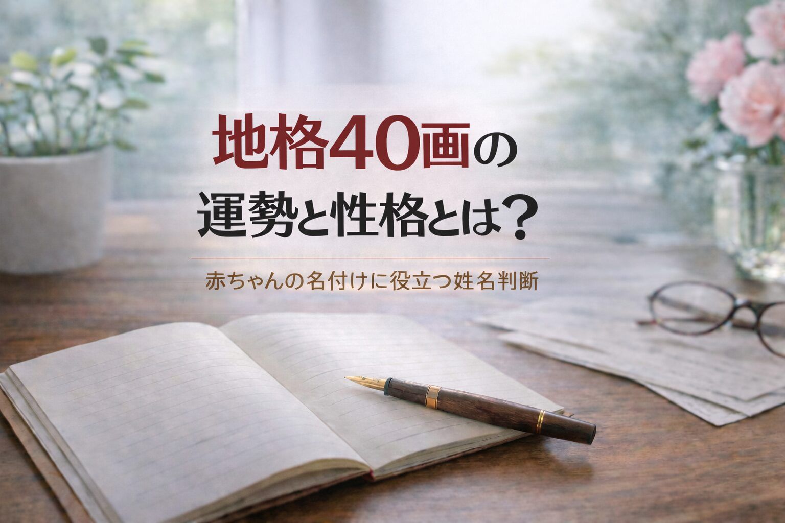 地格40画の運勢と性格とは?|赤ちゃんの名付けに役立つ姓名判断