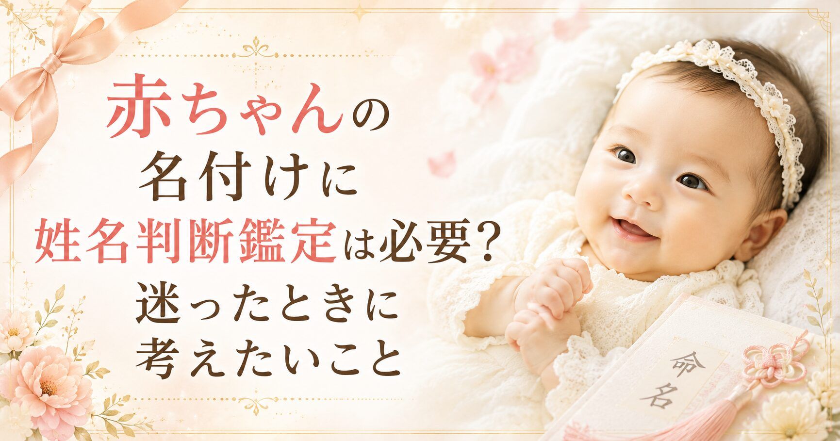 赤ちゃんの名付けに姓名判断鑑定は必要？迷ったときに考えたいこと